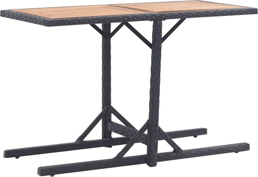 Hagebord svart heltre akasie og polyrotting