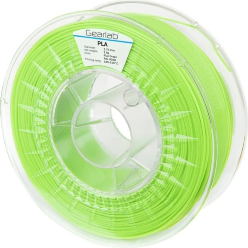 Elite Series - Fluogrønn, RAL 6038 - 1 kg - PLA-filament (3D)