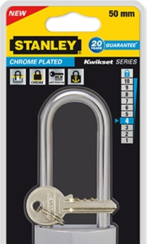 Stanley S742-017, Krom, Nickel, Messing, Stål, 1 stykker