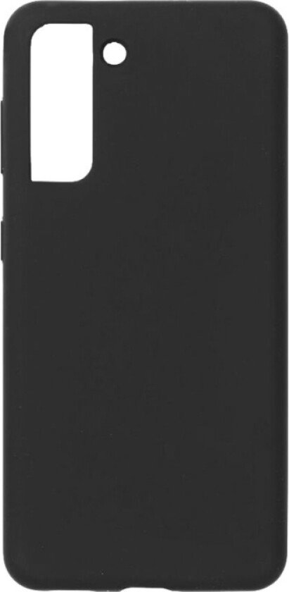 Silicone Case - Baksidedeksel for mobiltelefon - silikon - svart - for Samsung Galaxy S21 5G
