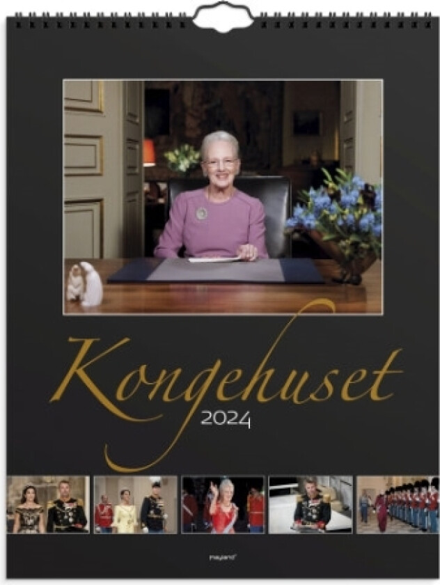 Vægkalender Kongehuset 2024