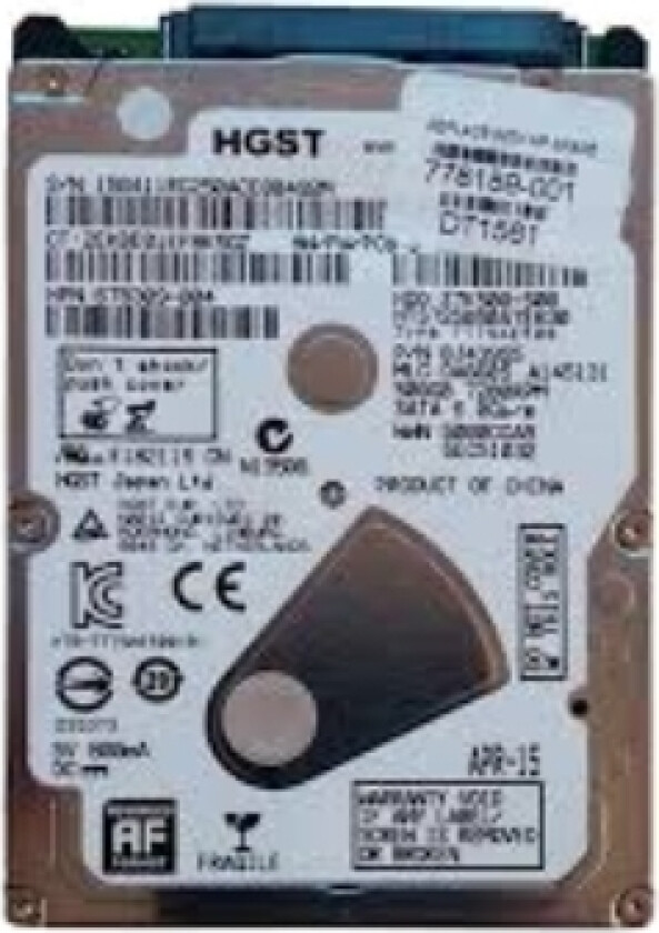 - Harddisk - 500 GB - intern - 2.5 - SATA - 7200 rpm