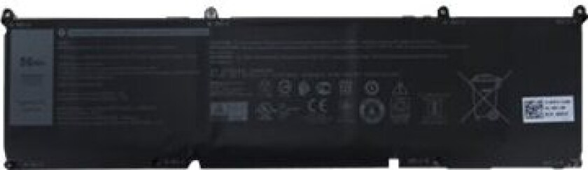 - Batteri til bærbar PC - litiumion - 3-cellers - 56 Wh - for Alienware M15 R5, M15 R6, M15 R7 Precision 55XX Vostro 15 7510 XPS 15 95XX