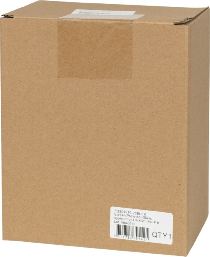 Titan Shield - Skjermbeskyttelse for mobiltelefon - full deksel - glass - gjennomsiktig (en pakke 25) - for Apple iPhone 12, 12 Pro