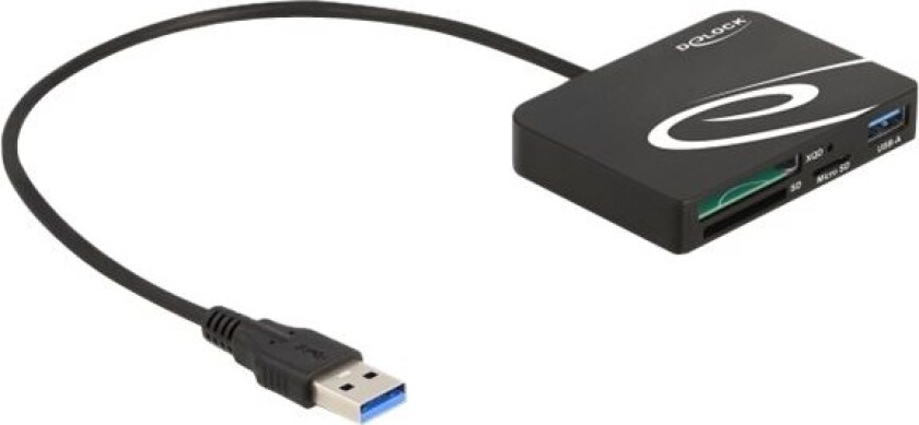 - Kortleser (SD, microSD, XQD 2.0) - USB 3.2 Gen 1
