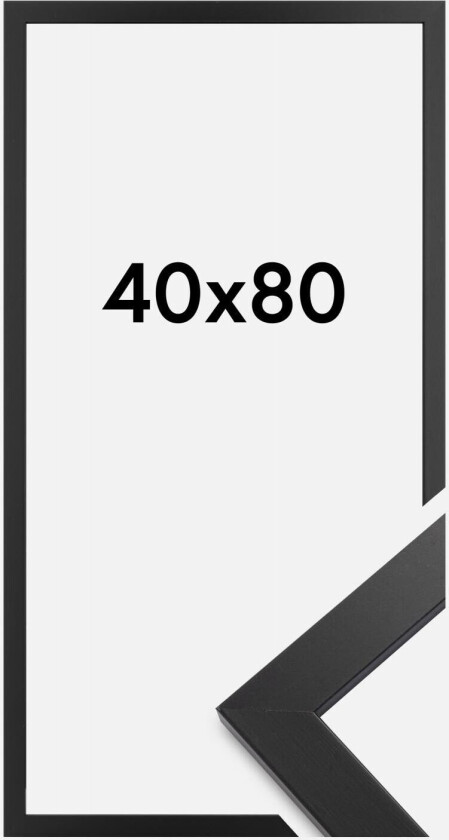 Ramme Black Wood 40x80 Cm