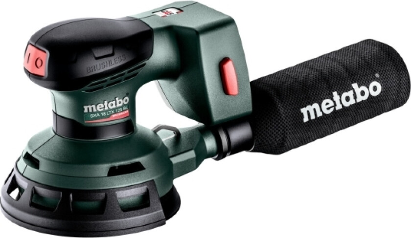 Metabo SXA 18 LTX 125 BL 600146840 Batteridreven excentrisk sliber uden batteri, Kuffert 18 V Ø 125 mm - Uten batteri og opplader