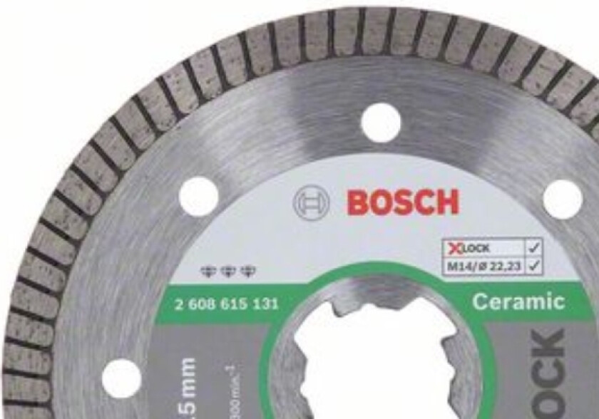 Accessories 2608615131 Power Tools Diamantskæreskive Diameter 115 mm 1 stk