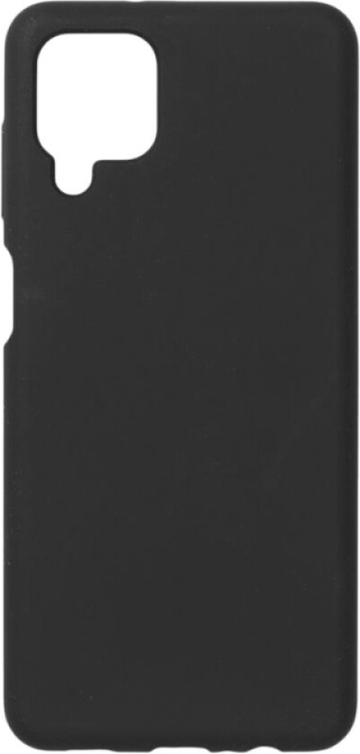 - Baksidedeksel for mobiltelefon - silikon - svart - for Samsung Galaxy A12
