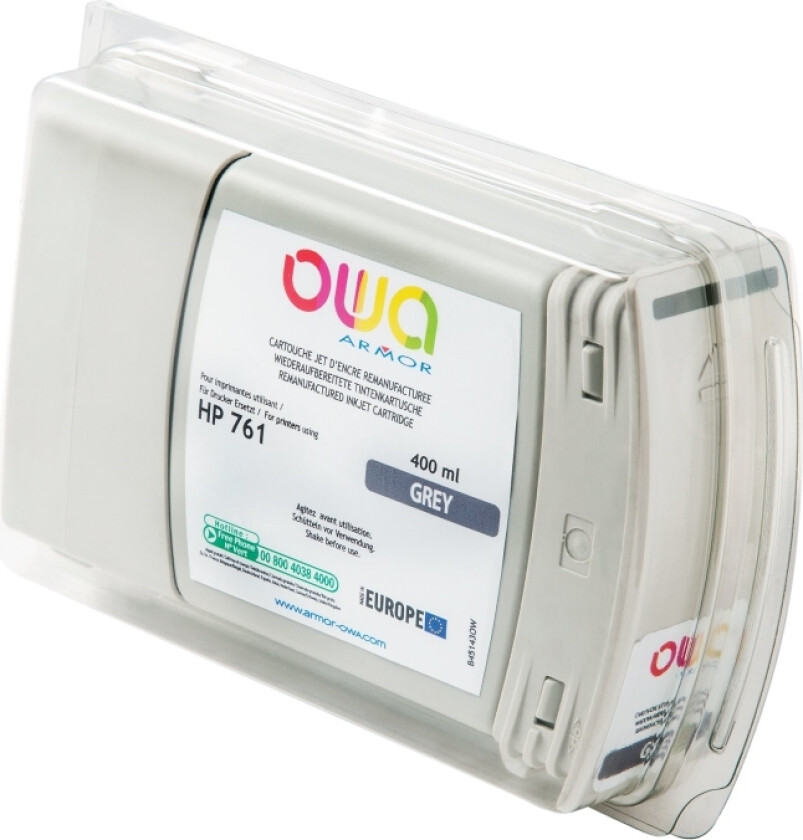 - 400 ml - grå - kompatibel - blekkpatron (alternativ for: HP 761) - for HP DesignJet T7100, T7200 Production Printer