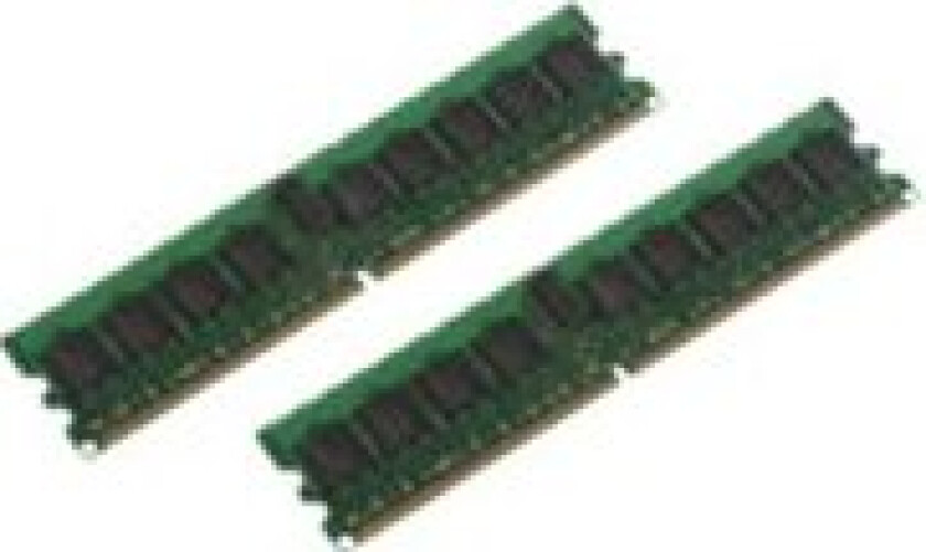 - DDR2 - sett - 8 GB: 2 x 4 GB - DIMM 240-pin - 667 MHz / PC2-5300 - registrert - ECC - for Lenovo ThinkStation D10