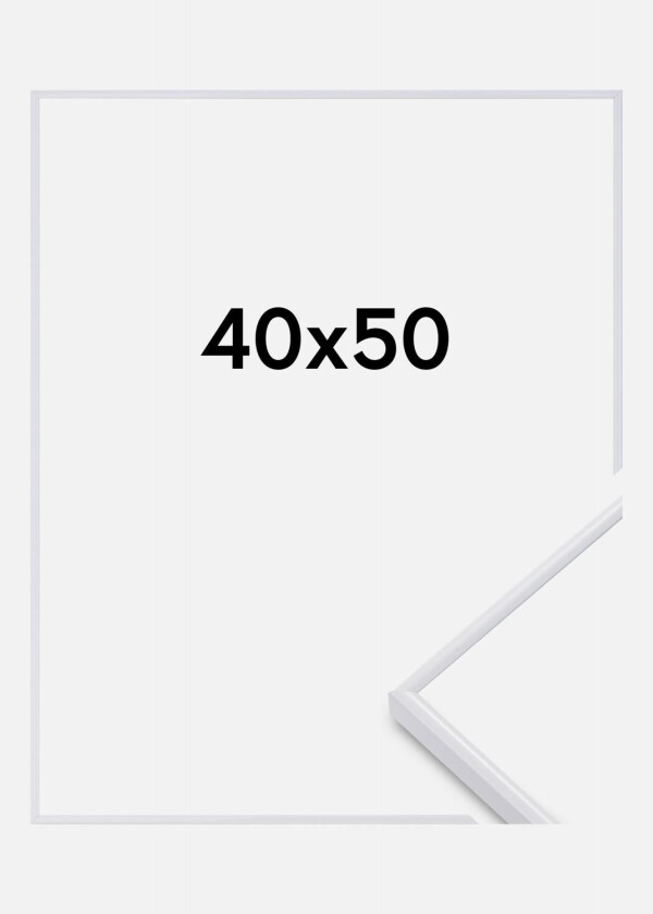 Ramme Visby Akrylglass Hvit 40x50 Cm