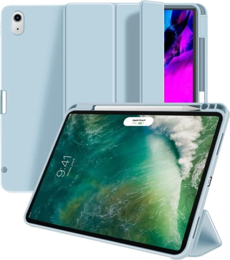 Miami - Lommebok for nettbrett - polykarbonat, polyuretanlær, termoplast-polyuretan (TPU) - blank, himmelblå - 10.9 - for Apple 10.9-inch iPad (10. generasjon)