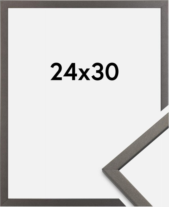 Ramme Edsbyn Akrylglass Grafitt 24x30 Cm