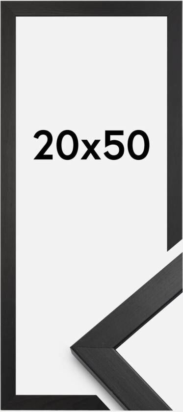 Ramme Stilren Svart 20x50 Cm