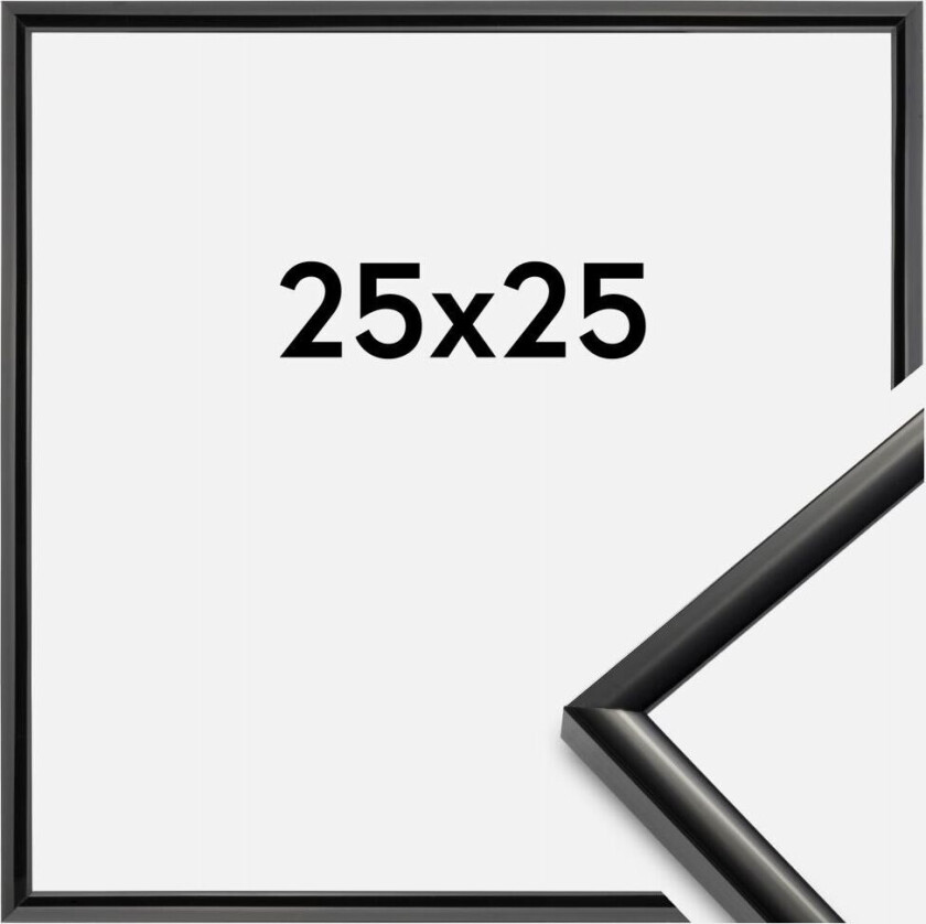 Ramme New Lifestyle Svart 25x25 Cm