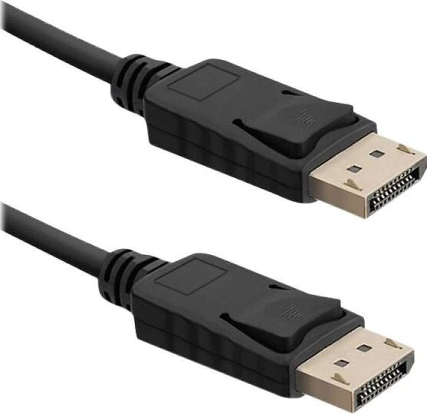 - DisplayPort-kabel - DisplayPort (hann) til DisplayPort (hann) - DisplayPort 1.4 - 3 m - svart