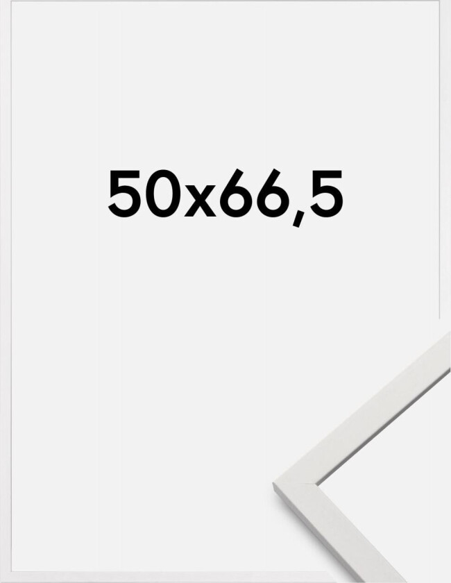 Ramme Edsbyn Akrylglass Hvit 50x66,5 Cm