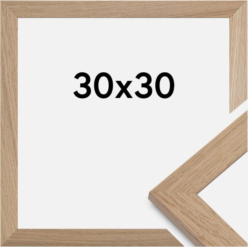 Ramme Trendline Akrylglass Eik 30x30 Cm