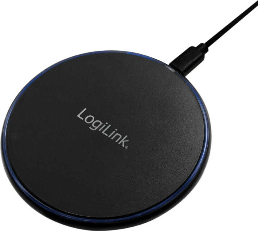 LogiLink Trådløs lader Qi 10W Hurtiglading