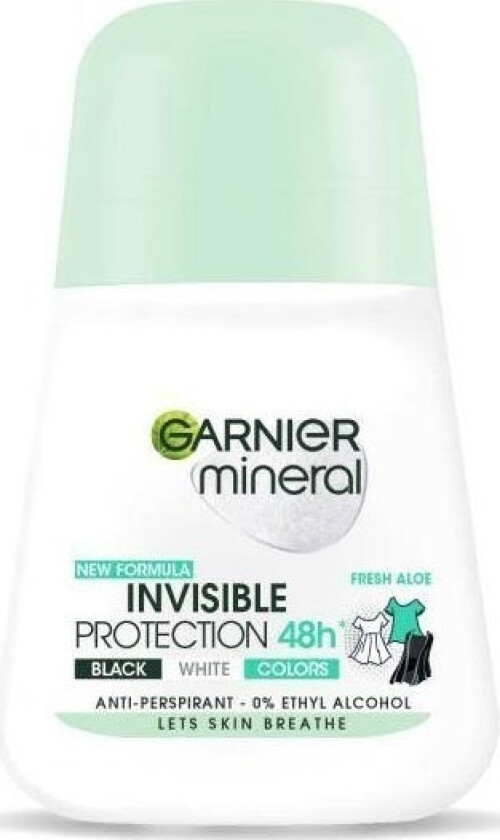 Garnier GARNIER_Invisible Protection 48h Women Roll-On Antiperspirant w kulkce Fresh Aloe 50ml