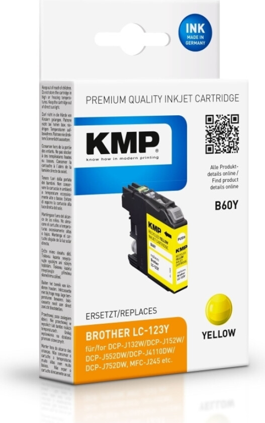 B60Y - yellow - compatible - ink cartridge - Blekkpatron Yellow