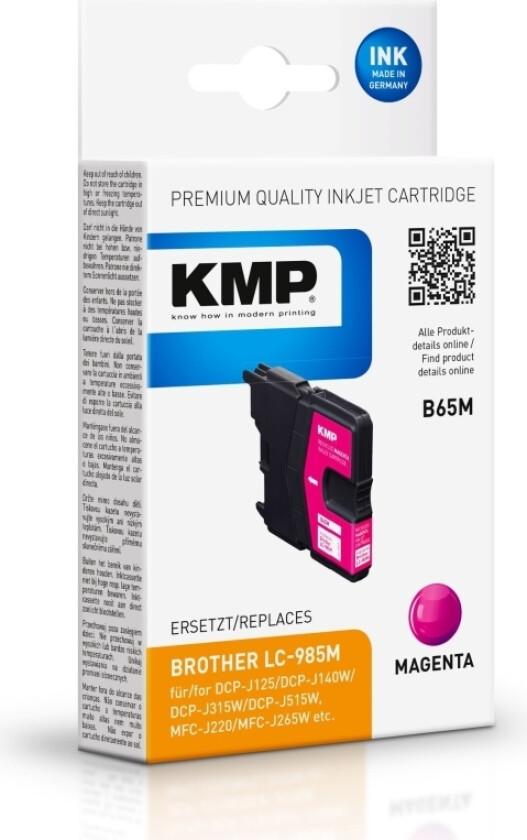 B65M - magenta - compatible - ink cartridge - Blekkpatron Rød