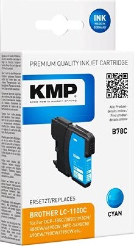 B78C - cyan - compatible - ink cartridge - Blekkpatron Blå