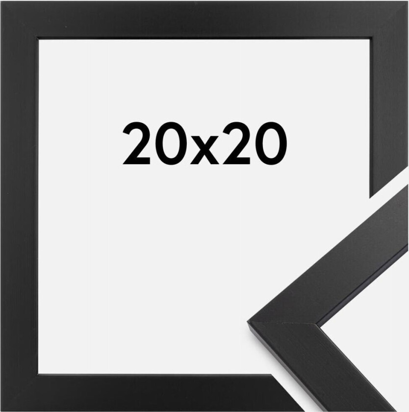 Ramme Black Wood 20x20 Cm