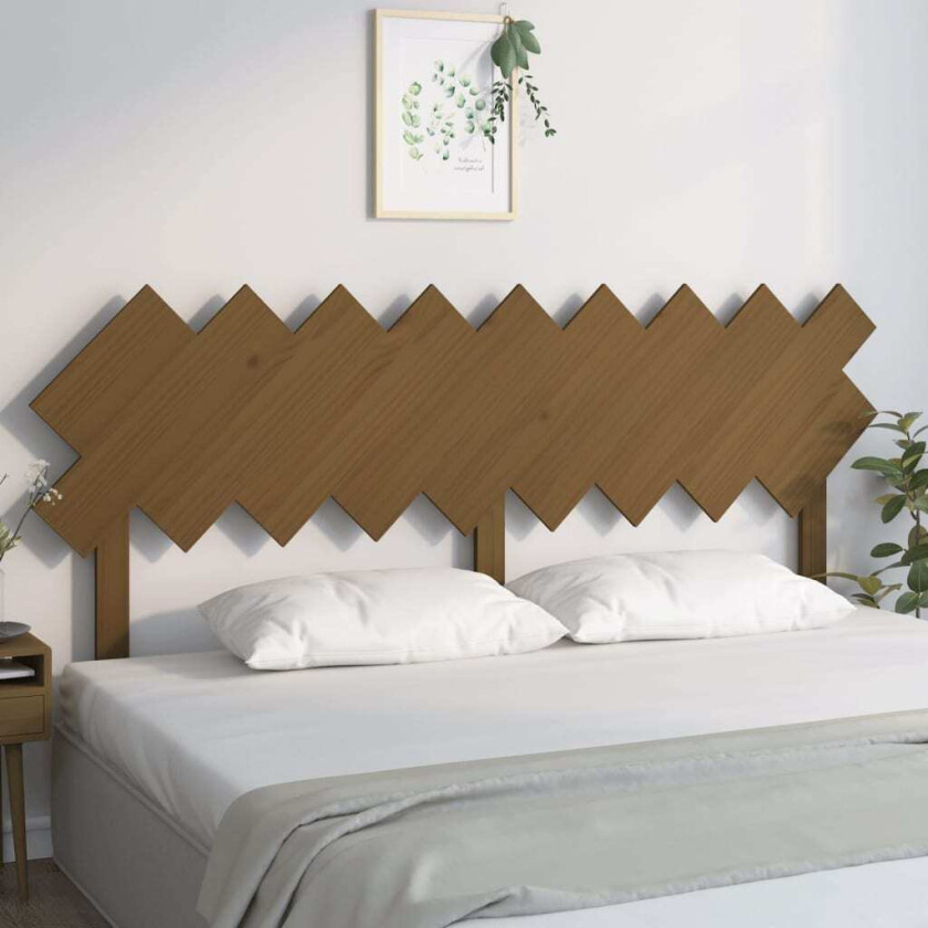 Sengegavl honningbrun 178x3x80,5 cm heltre furu