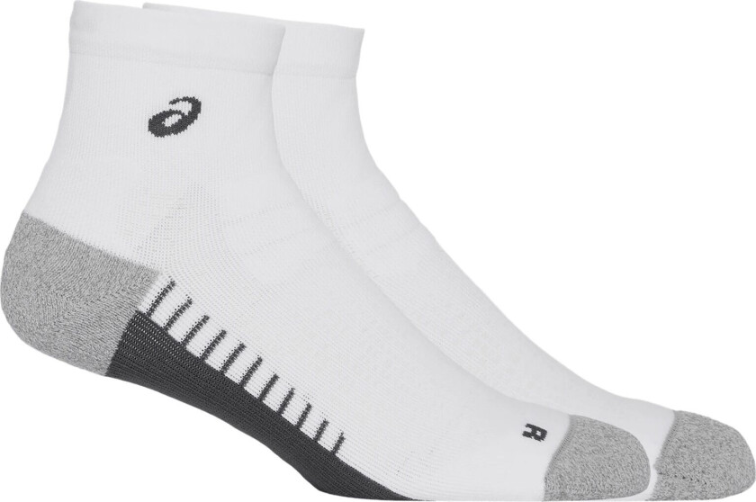 Asics Performance Run Sock Quarter, løpesokker, unisex Brilliant White