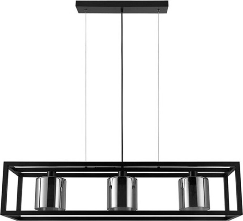 BRISLING LANGBORD 3XE27 L110 RØG/SORT