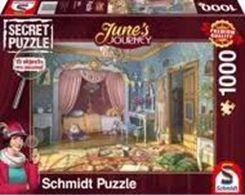 Puzzle - Secret Puzzle: Junes bedroom (1000 pcs)