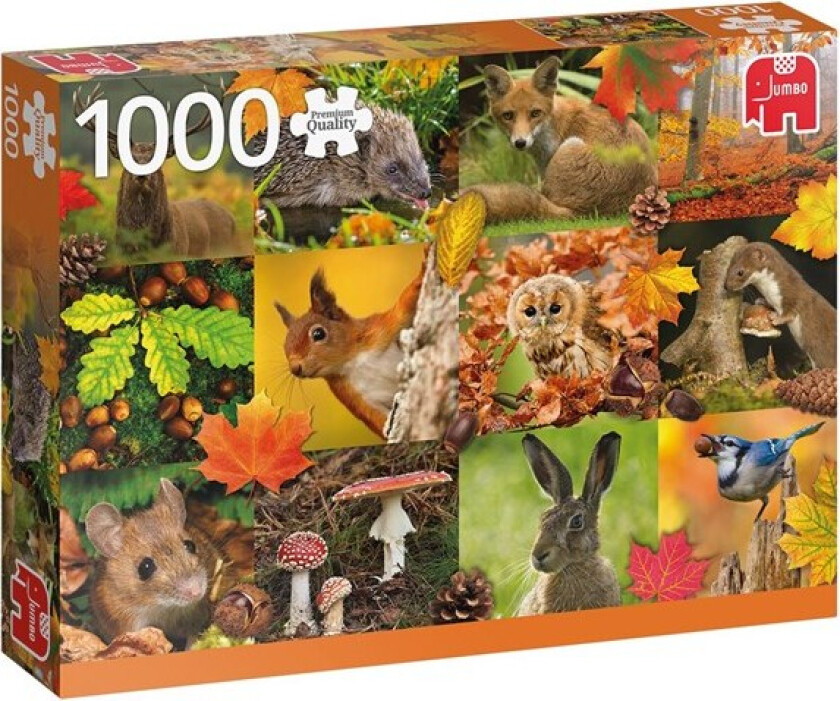 Puzzle - Autumn Animals (1000 pcs)