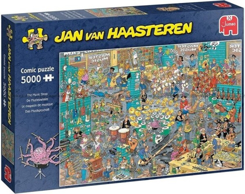 Puzzle Jan van Haasteren - The Music Shop (5000 pcs)