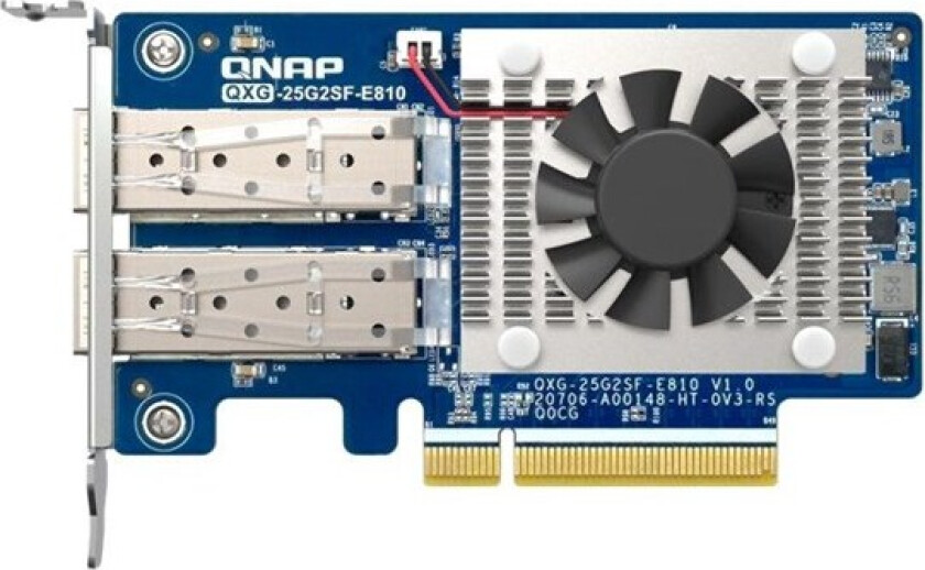 QXG-25G2SF-E810 - network adapter - PCIe 4.0 x8 - 25 Gigabit SFP28 x 2
