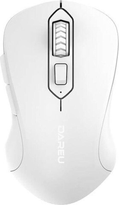 Wireless mouse LM115G 2.4G 800-1600 DPI (white) - Mus - 6 - Hvit