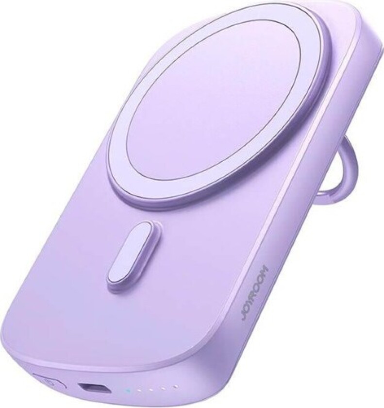 Power Bank Ring Holder 20W 6000mAh JR-W030 (purple) Nødlader - Lilla - 6000 mAh