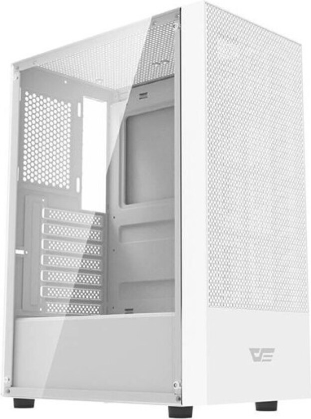 Computer case A290 + 3 fans (white) - Kabinett - Desktop - Grå