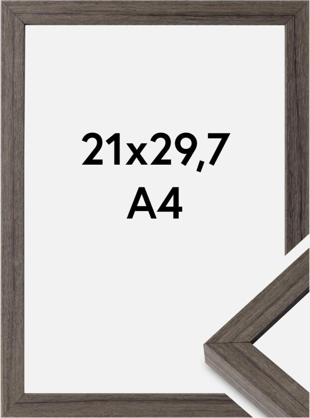 Ramme Hermes Akrylglass Grey Oak 21x29,7 Cm (A4)