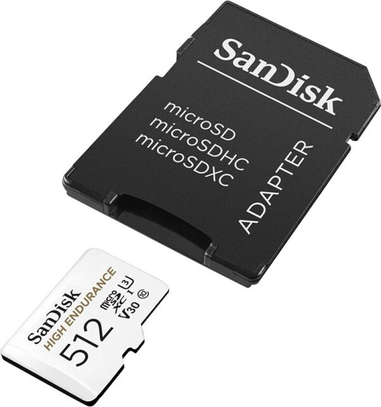 High Endurance microSD/SD - 100MB/s - 512GB