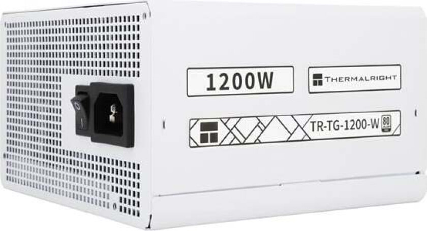 TG (Modular) Hvit - Strømforsyning (PSU) - 1200 Watt - 120 mm - 80 Plus Gold sertifisert