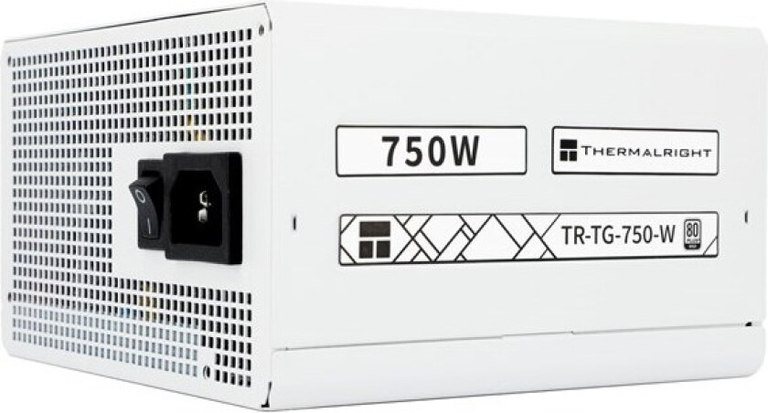 TG (Modular) Hvit - Strømforsyning (PSU) - 750 Watt - 120 mm - 80 Plus Gold sertifisert