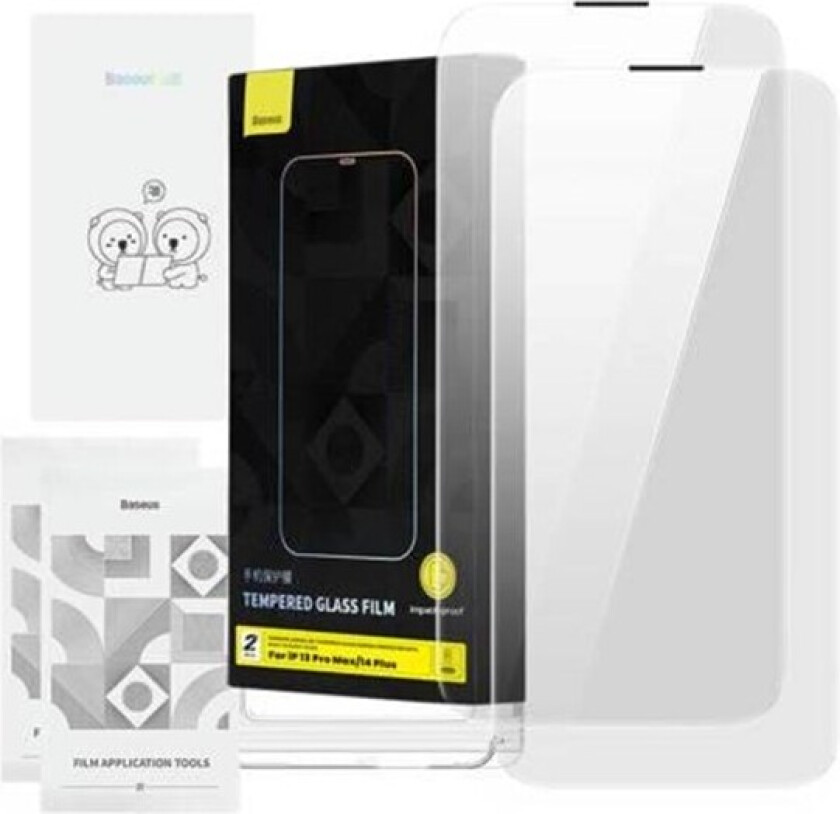 Tempered Glass Corning for iPhone 13 Pro Max/14 Plus with built-in dust filter