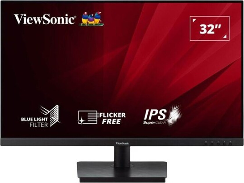 32" ViewSonic VA3209-MH - LED monitor - Full HD (1080p) - 32" - 4 ms - Skjerm