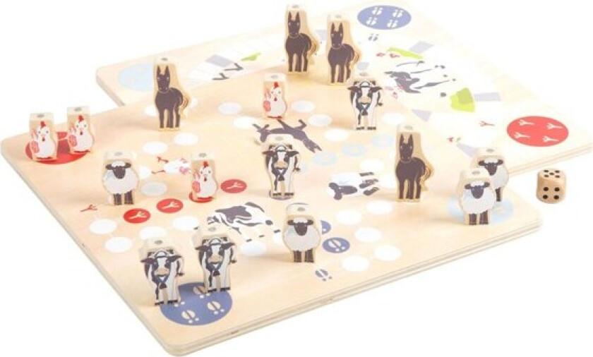 - Wooden Games 4in1 Collection