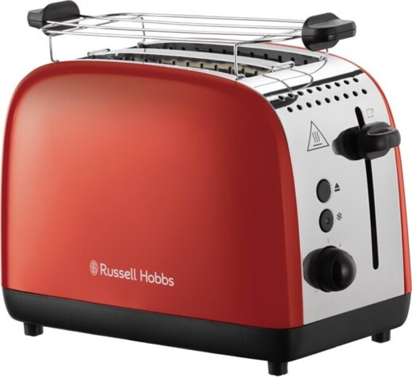 Brødrister Colours Plus 2S Toaster Red - 26554-56