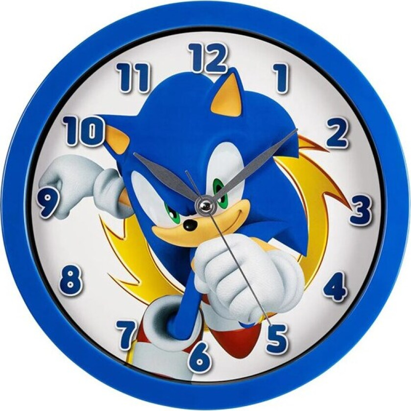 - Wall Clock Sonic the Hedgehog - Veggklokke