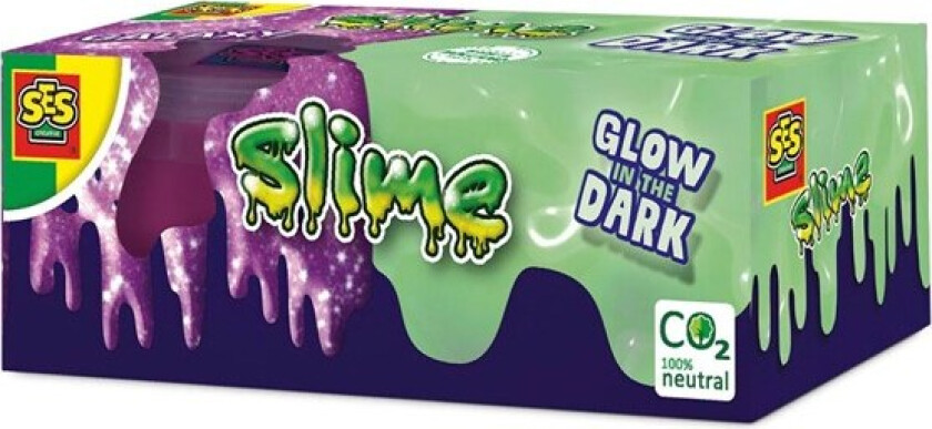 Slime - Glow in The Dark 2X120Gr