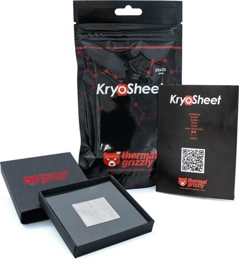 KryoSheet thermal pad - 25 x 25 mm - Termisk plate